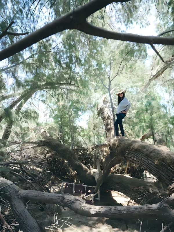 Natural hiking trails and rock formations