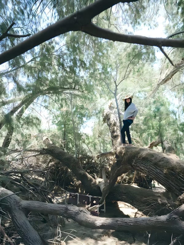 Natural hiking trails and rock formations