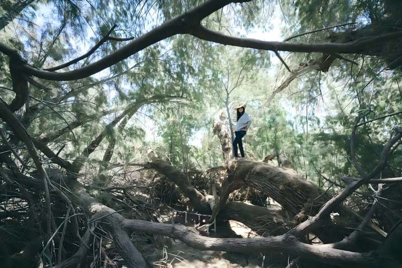 Desert hiking trails on private 107-acre estate at Bubbling Wells Oasis