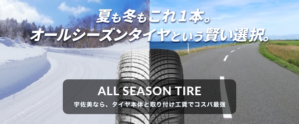夏も冬もこれ１本。オールシーズンタイヤという賢い選択。