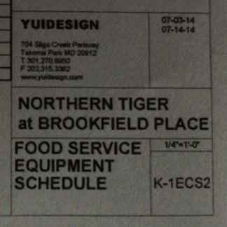 Northern Tiger at Brookfield Place — YUI Design