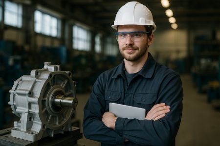 Illustration: mechanical engineer