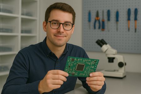 Illustration: electronics engineer