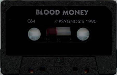 Blood Money cassette for C64 (1990)