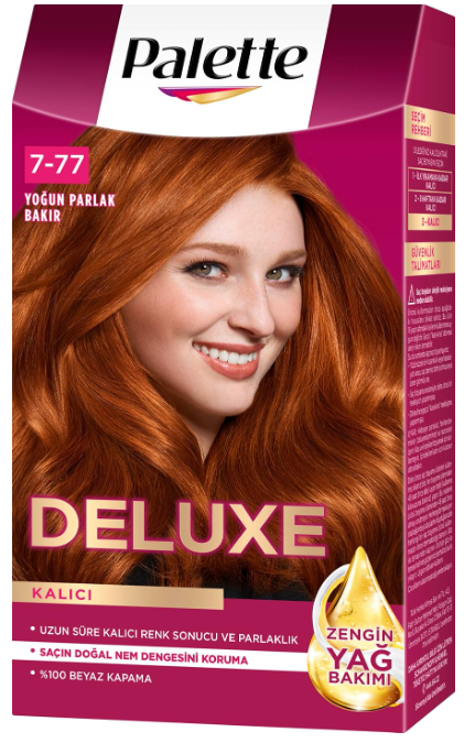 Palette Deluxe 7-77 Yoğun Parlak Bakır *6