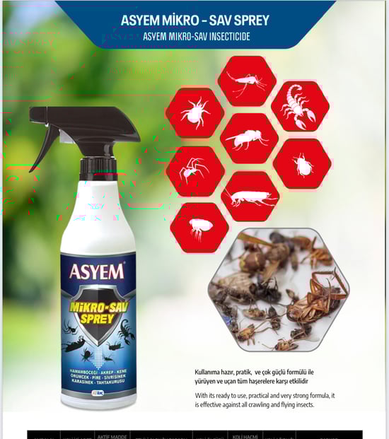 Asyem Mi̇kro-Sav Sprey 450 ml