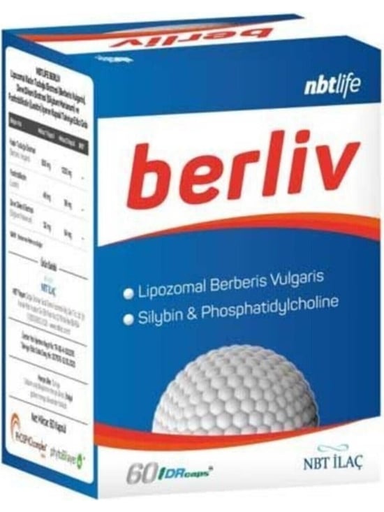 Nbt Life Berliv Lipozamal Berberin 60 Kapsül