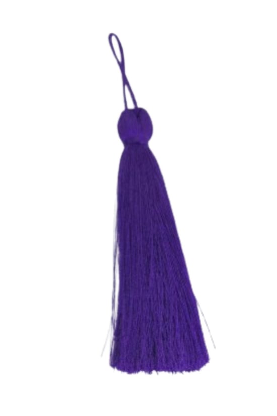 Püskül Tekli 5 Cm 1 Adet Mor