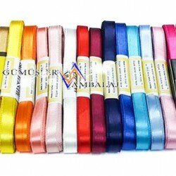 İnura Global 12 Li Kutulu & Karışık Renkli Kurdela 1cmx10 Mt