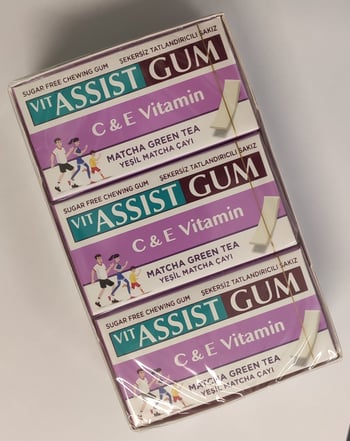Vitassist Gum C& E Vİtamİn Matcha Green Tea Sakiz 27gr Paket İçİ 12 Adet