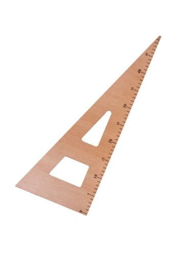 Üçgen Riga Cetvel 45 Cm