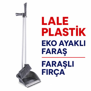 Lale Plastik Eko Ayaklı Faraş-faraşlı Fırça