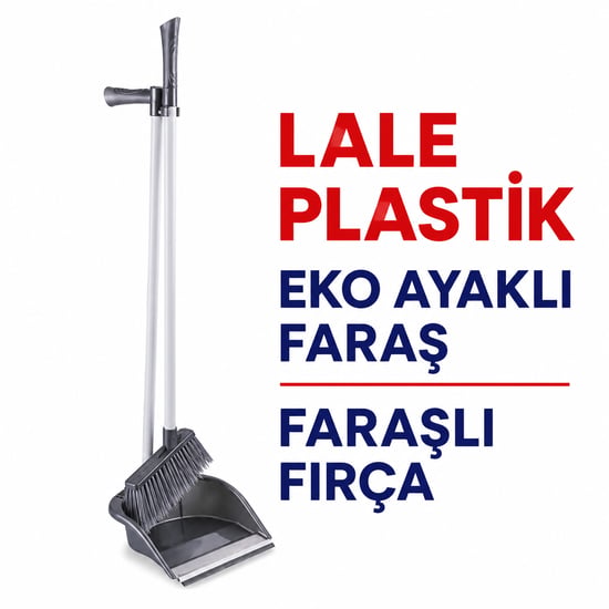 Lale Plastik Eko Ayaklı Faraş-faraşlı Fırça