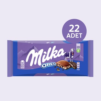 Milka Oreo Tablet Çikolata 100 gr X 22 Adet
