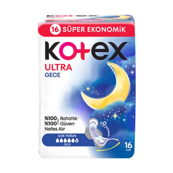 Kotex Hijyenik Ped Ultra 16'lı Gece