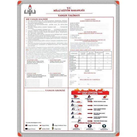 Yangin Hareket Tarzi (alüminyum Çerçeve)