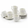 İnura Global Newlife Clkn-1652-a-b-c-d-e-h ( 12pcs=6-takım ) Porselen Kahve Fincanı