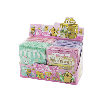 Krt Ss-172 ( Telli Not Defteri=40 Yaprak ) (hayvan Resimli) (pvc & Kağıt Sticker=60+30ad) (8.3x11cm--10.5x12.5)