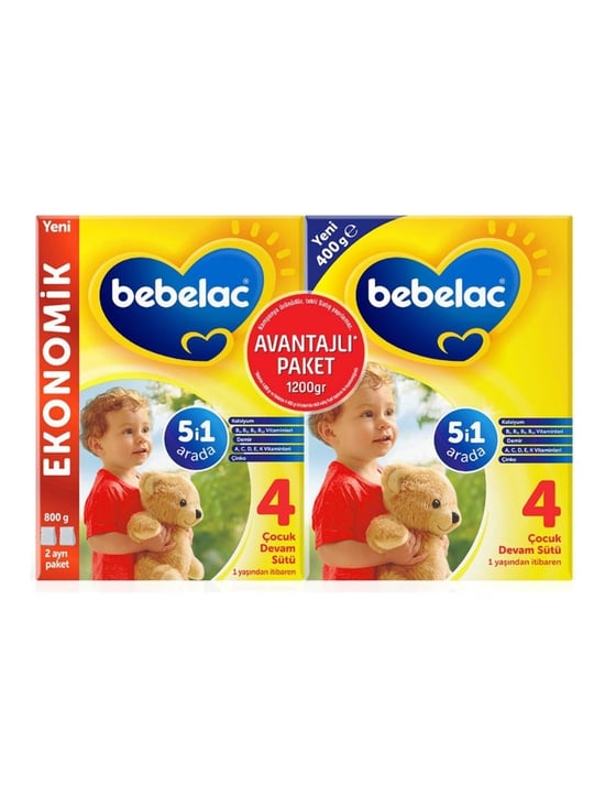 Bebelac no:4 800+400 Gr Devam Sütü