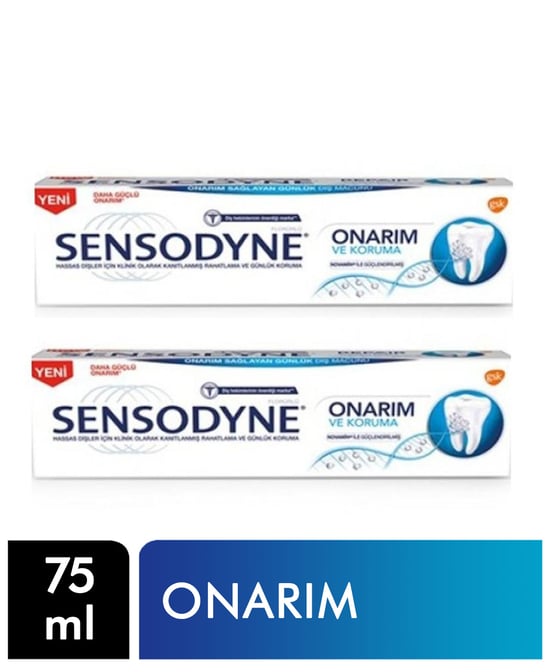 Sensodyne Diş Macunu 2 X 75 Ml Onarım & Koruma