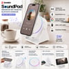 Enkado Ekd-s11 Soundpad ( Beyaz ) ( 5in1 & 5w & 2000mah) ( Temas ile Ses Yükseltme & Telefon Stand & Usb-c Şarj ) İndiksiyon Ses Yükseltici Bluetooth Hoparlör ( Speaker )