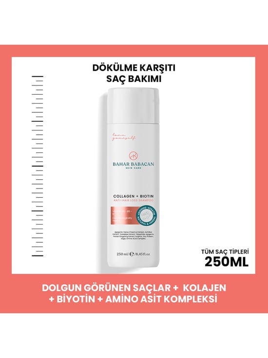 Bahar Babacan Saç Dökülmesini Önleyici ve Uzamaya Yardımcı Şampuan 250ml