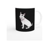 I Love Bull Terrier Temalı Baskılı Kupa Bardak-2 Renkli