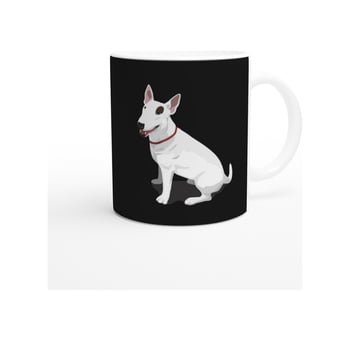 I Love Bull Terrier Temalı Baskılı Kupa Bardak-2 Renkli