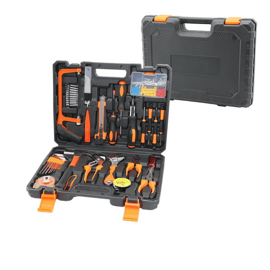 Life Style-038 (38pcs) Teknik El Aletleri Usta Takım Set(t.vida-pense-djt.k.kalem-alyan-çekiç-bits Uç-fener-metre-m.bıçak)