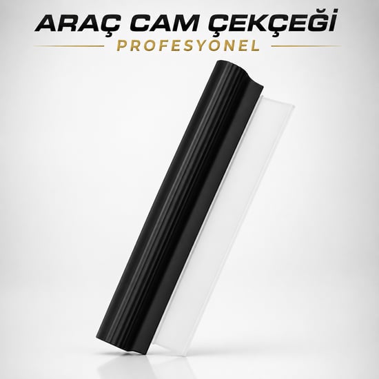 Raymoor Profesyonel Araç Cam Çekçeği – Silikon Cam Su Çekici Oto Cam Kurulama Aparatı