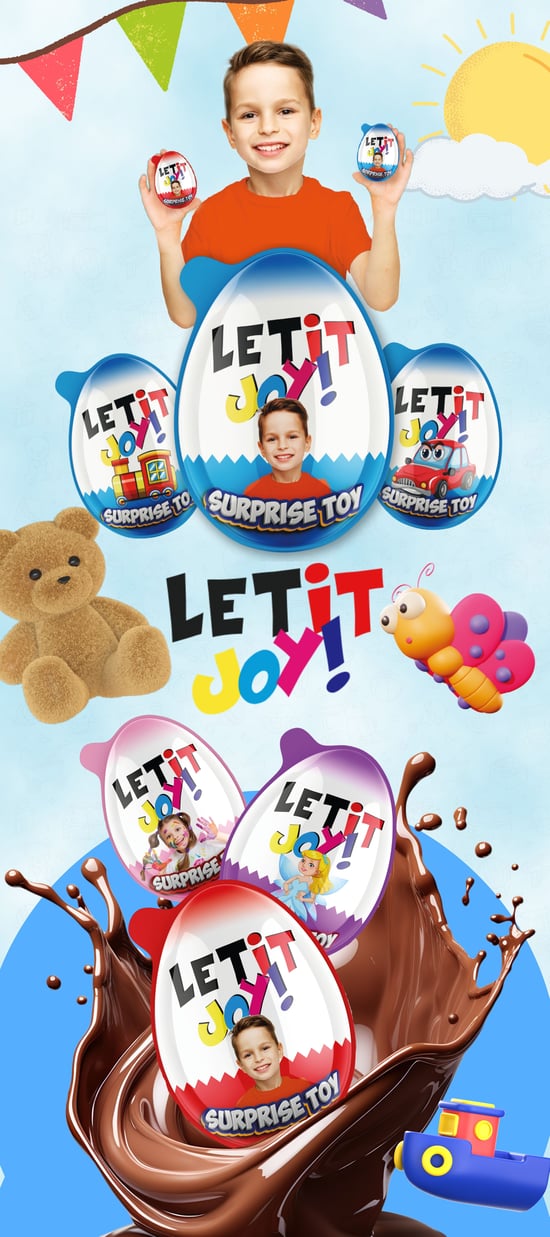 Let İt Joy Sürpriz Erkek Yumurta 20 Gr