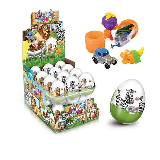 Anl Animal World 25 Gr Sütlü ve Oyuncaklı Sürpiz Yumurta