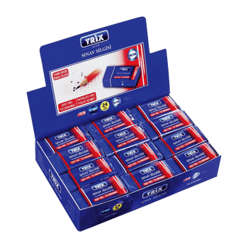 Trix T-185 Mavi Sınav Silgisi ( Toz Bırakmaz )