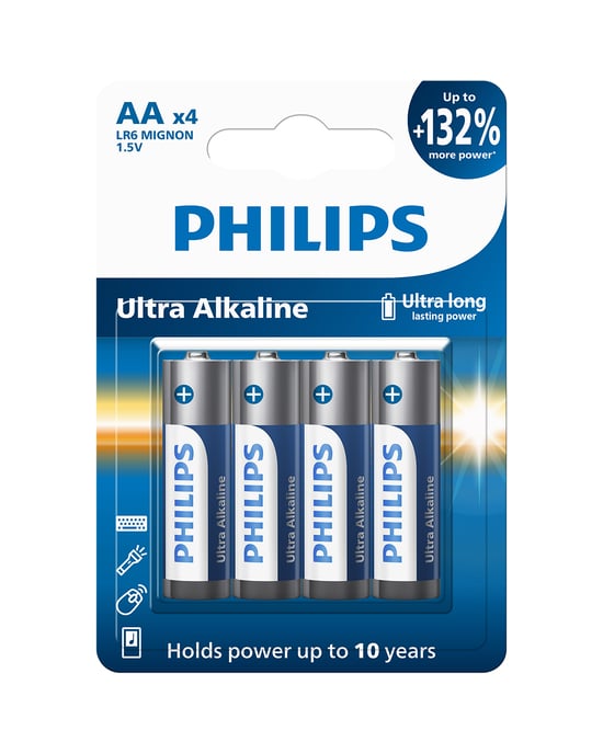 Philips Ultra Alkaline Aa Kalem Pil 1.5v 4'lü Blister