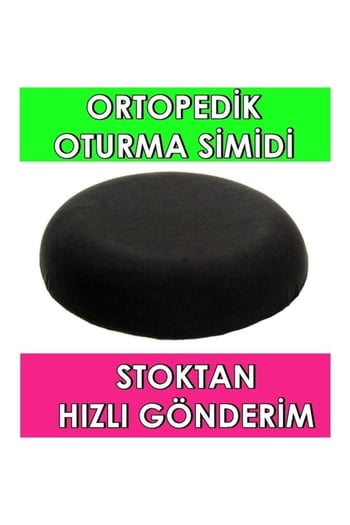 Sımple Tam Ortopedik Oturma Simidi Minderi Poliüretan Ortası Delik