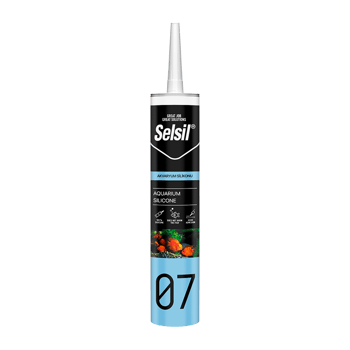 Selsil-2449 07 ( Şeffaf & Akvaryum ) Silikonu 280ml