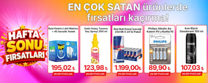 Hafta Sonuna Özel Ürünler! kampanya resmi