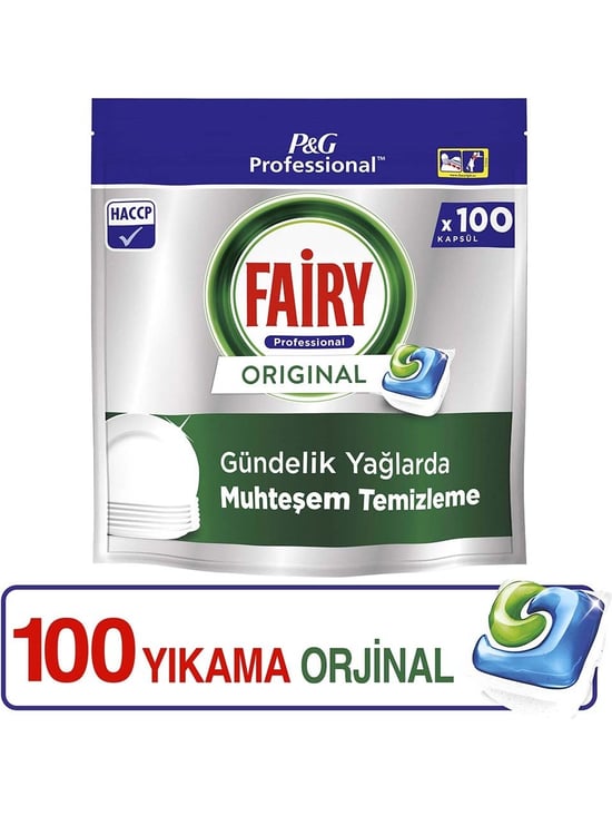 Fairy Professional Bulaşık Makinesi Deterjanı Kapsülü 100 Yıkama