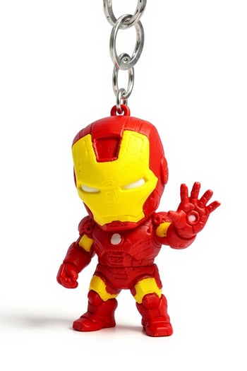 Ironman Figürlü Hareketli Anahtarlık