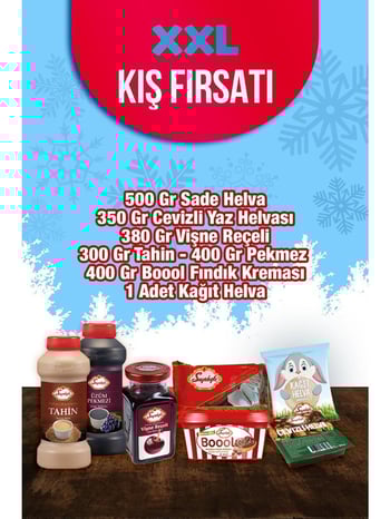 Seyidoğlu Geleneksel Tatlı Seti – Tahin, Helva, Reçel, Pekmez ve Fındık Kreması