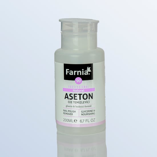 Farnia Aseton Oje Temizleyici Naturel Pompalı 200 Ml