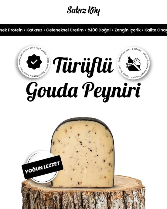 Gurmax Gouda Truflu Peynir 150 Gr