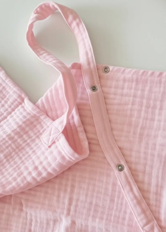 Muslin Emzirme Örtüsü 80x70 Cm Pembe