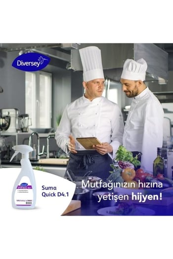 Diversey Suma Quick D4.1 İzopropil Alkol Bazlı Yüzey Dezenfektanı 750ml
