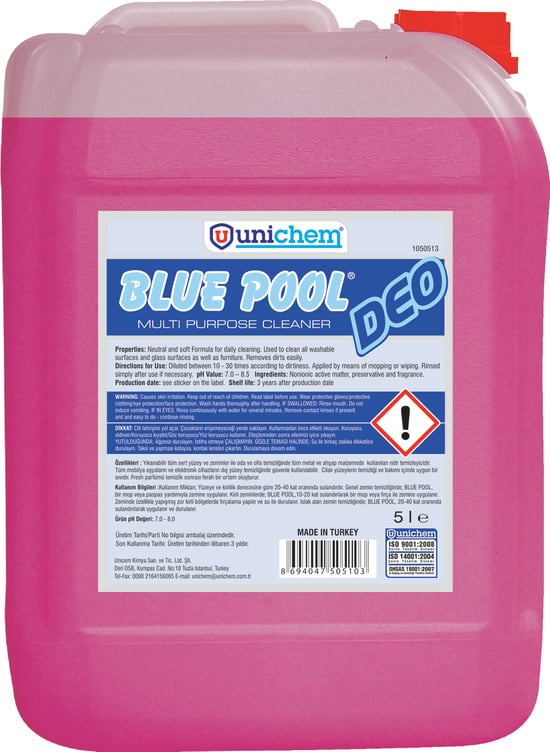 Blue Pool Deo Yüzey Temizleme Maddesi 5 L