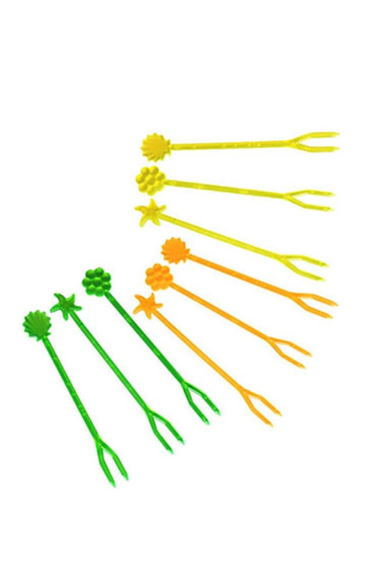 Plastik Cips-Şeytan Çatalı Renkli 1000 Adet