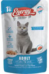 Kedİ Mamasi İslak Yetİşkİn Somonlu & Yavru Tavuklu Karma 85 Gr