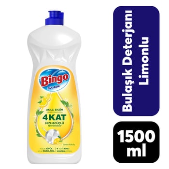 Bulaşık Deterjanı Bingo 1500 Ml Limon