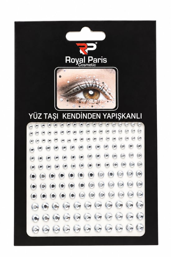 Işıltılı Kristal Yüz ve Göz Makyaj Taşı – Kendinden Yapışkanlı