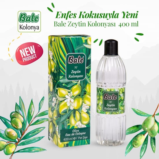 Bale Zeytin Kolonyası Kutulu Pet Şişe 400 ml.